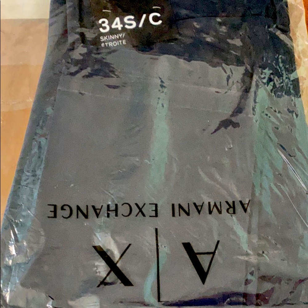 Navy skinny chino pants Armani exchange size S